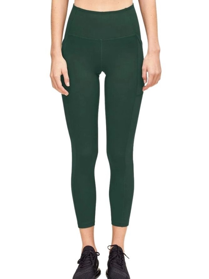 Girlfriend Collective Compression High-Rise Forest Green Performance Leggings